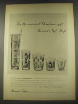 1956 Bonwit Teller Cameo Glasses Ad - For the unusual Christmas gift - £14.56 GBP