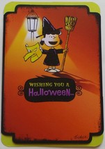 Greeting Halloween Card Peanuts &quot;Wishing You a Halloween...&quot; - £3.15 GBP