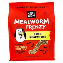 Happy Hen Treats 100 Percent Mealworm Frenzy Treats for Chickens 5 lbs 2... - £55.47 GBP