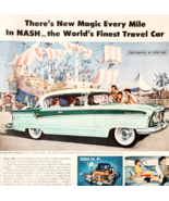 1956 Nash Ambassador Country Club Advertisement Disneyland Automobilia D... - $950.15 MXN
