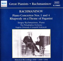 Sergey Rachmaninov CD - Piano Concertos Nos. 1 &amp; 4 / Paganini Rhapsody - £9.77 GBP