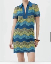 Trina Turk estelle dress in Green &amp; Blue - size 6 - $239.58