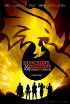 Dungeons &amp; Dragons Movie Poster Chris Pine Jason Wong Art Film Print 24x36 27x40 - £9.66 GBP+