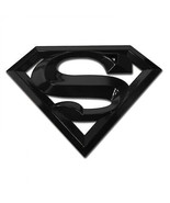 Superman Logo Black Colorway Car Emblem Black - $34.98