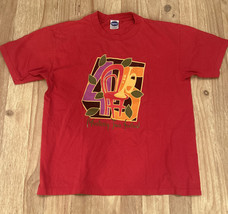 2002 Monterey Jazz Festival T Shirt Size Large Red - £22.01 GBP