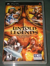Sony Psp Umd Game - Untold Legends - Brotherhood Of The Blade (Complete) - £15.71 GBP