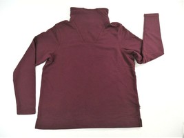 The North Face Burgundy Hayes Funnel Neck Top Pullover Sweatshirt Wms XL... - $38.24