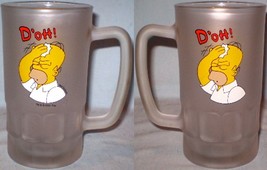 The Simpsons Frosted Glass Mug Homer D&#39;oh! - $10.00