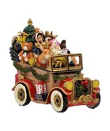 Fitz &amp; Floyd Holiday Musicals Santa&#39;s Classic Car We Wish You a Merry Ch... - $89.95