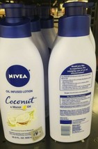  Nivea Oil Infused Lotion Coconut &amp; Monoi Oil With Coconut Scent 16.9 Fl Oz Each - £22.59 GBP