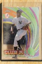 Orlando Hernandez 1999 Chrome Club K Baseball Card AE30 New York Yankees - £6.60 GBP