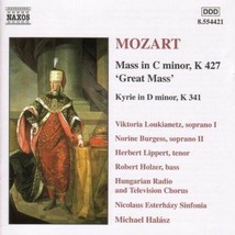 Mass in C minor K 427: Great Mass / Kyrie D minor [Audio CD] Michael Hal... - £8.03 GBP