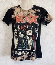 AC/DC Highway to Hell Tie Dye T-Shirt Unisex Size Small 100% Cotton - £17.31 GBP