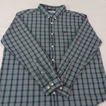 Columbia AM7968 Men's Blue Cotton Plaid Rapid Rivers II Button-Down Shirt Sz 2XL image 12