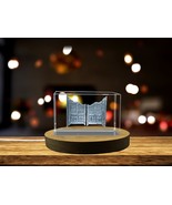 LED Base included | Gateway to Possibilities: 3D Engraved Crystal Door - €22,32 EUR+