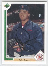 John Dopson Auto - Signed Autograph 1991 Upper Deck #88 - MLB Boston Red Sox - £2.39 GBP