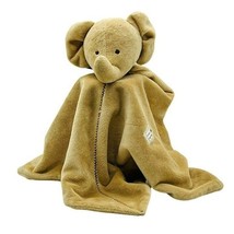 Carters Precious Firsts Elephant Lovey Security Blanket Rattle Tan Baby Velour - £10.25 GBP