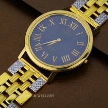 Brand New Designer Exclusive 22K 916% Gold Mens Man wrist Watch CZ Studd... - $10,617.75