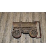 Vintage Covered Wagon Belt Buckle, Adezy of Denver - $13.00