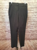 Kasper Womens Size 6 Gray Black Herringbone Career Dress Pants Stretch NEW - $39.00