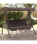  Garden Swing Bench Coffee Brown - $400.99