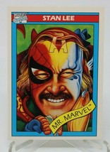 Stan Lee Mr. Marvel 1990 Marvel Universe Series 1 Trading Card Clean #161 RC - £38.67 GBP
