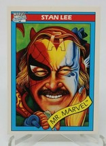 Stan Lee Mr. Marvel 1990 Marvel Universe Series 1 Trading Card Clean #161 RC - £38.67 GBP