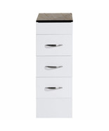 12&quot;W White Vanity Drawer Base Cabinet (LV5-DB12W) - $369.07