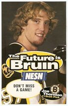 Boston Bruins Joe Thornton Photo 1997-98 Schedule The Future Is Bruin - £0.78 GBP