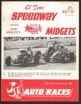 El Toro Speedway Midget Auto Race Program 5/6/1972-South Gate CA-USRC-Roy Coo... - £26.60 GBP
