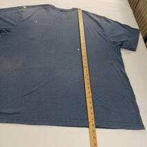 Carhartt K87 Loose Men's Blue Cotton Blend Short Sleeve Distressed T-Shirt 2XL image 12