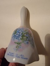 Forget Me Not Bell The Alaskan State Flower Vintage Retro Mcm  - $19.59