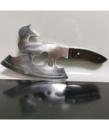 Vintage Heavy Fox Soviet Prison Art Meat Cleaver Butcher Knife Axe Handmade Rare - $139.89