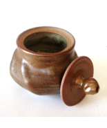New Signed Original Artist Handmade Glazed Ceramic Pottery Bean Pot, Coo... - $41.37 CAD