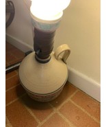 Vintage Heinz&#39;s Vinegar Jug Lamp Signed By Pottery Artist   9&quot; Tall - $729.58 MXN