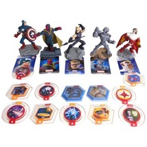 Huge Lot Figures Disney Avengers Infinity Marvel Super Heroes &amp; Power Discs - £18.34 GBP