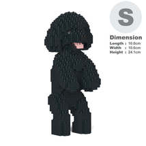 Toy Poodle Dog Sculptures (JEKCA Lego Brick) DIY Kit - £55.06 GBP