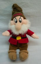 Walt Disney Store Snow White 7 Dwarfs GRUMPY DWARF 8&quot; Bean Bag Stuffed Animal - £11.87 GBP