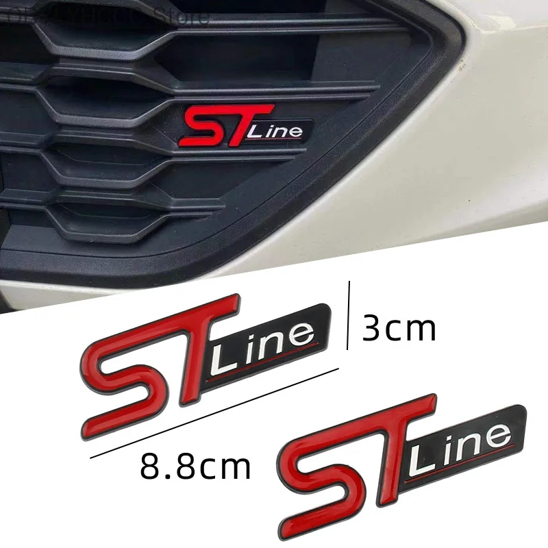 Metal New Style Ford Focus Mk4 STline lommel Kuga Mk3 ST line Car Sticker stline - £9.67 GBP+