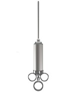 Char-Griller 9312 Meat Marinade Injector Perforated Needle Stainless Steel - £34.85 GBP
