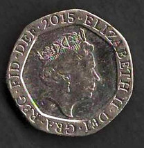 UNITED KINGDOM  2015 Fine Copper-Nickel  Smooth  7-Sided Coin   KM # 1336 - £1.18 GBP
