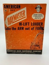 American Haymaster Hi-Lift Loader Owners Manual 30 Operators Parts 192685EY - £15.11 GBP