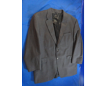 2 BUTTON DESIGNER RALPH LAUREN GRAY WITH PINSTRIPES SUIT JACKET 39R / 39... - $39.59