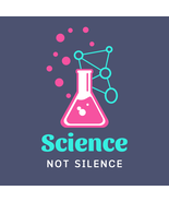 Science Not Silence Circle Sticker - $3.00