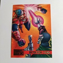 1995 Marvel Versus DC  Comic Trading Card Doctor Doom vs Captain Marvel ... - $6.23