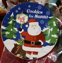 Cookies for Santa Plate by Royal Norfolk - Set Of 2 Plates Christmas Holiday NEW - £19.78 GBP