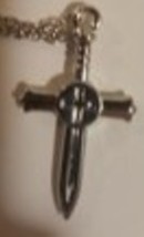 Christian Sword Cross Warrior Necklace  - £11.77 GBP