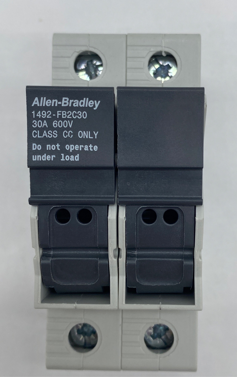 Allen-Bradley 1492-FB2C30 SER.B Fuse Holder 2-Pole 30A 600V Class CC Only  - $10.12