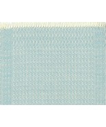 Artisan Handwoven Mini Rug/Table Mat 8&quot;x10&quot; Sky Blue #14, Cotton - $85.00
