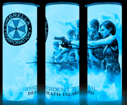 Glow in the Dark Resident Evil Death Island - Jill Valentine Cup Mug Tum... - $22.72